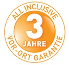 3 jahre garantie